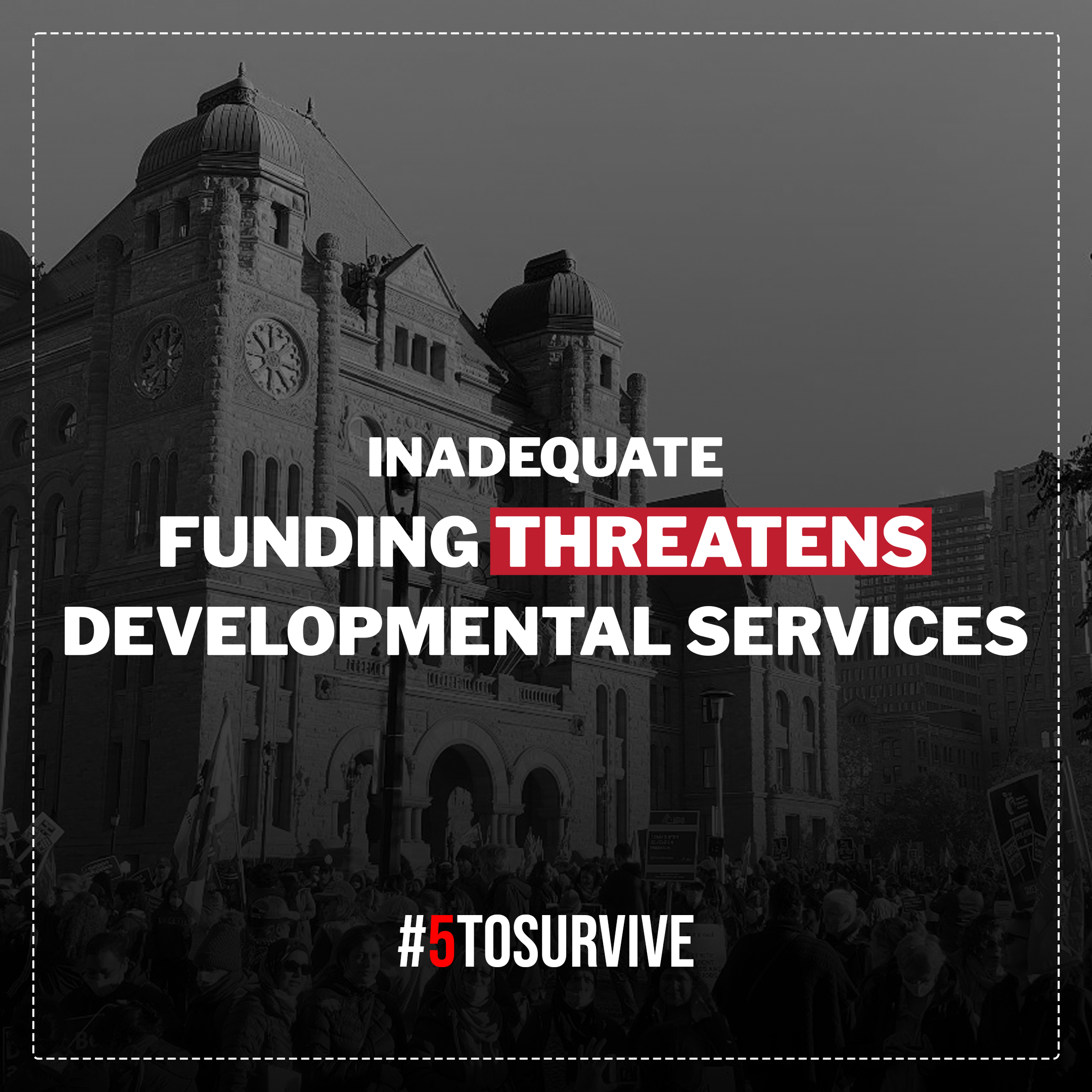 Inadequate funding is threatening Developmental Services